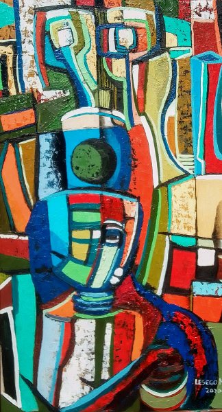 Lesego Moncho - The Village Crafter and daughters